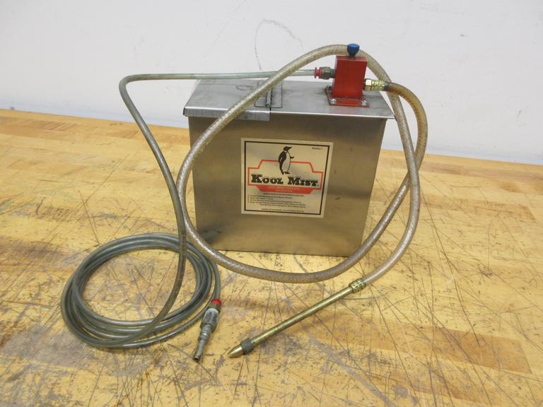 Kool Mist, Air Powered Mist Spray Coolant Generator with 1 Gallon Stainless Tank