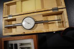 Links 0-2" Dial Travel Indicator, Ball Gage Set, SPI Coaxial Indicator .0005"