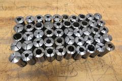 Hardinge 5C Collets (50pcs), Assorted Diameters and Shapes 