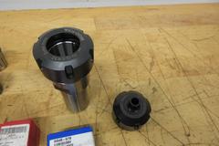 ER32 Collets, New and Used, with Assorted Collet Holder Extensions
