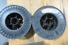 Mig Welding Wire Spools, (2) Lincoln Electric SuperArc LA-100 .045" **New in Boxes**, (2) Weld Cote Metal Partial Rolls .030" Wire