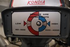 Clausing Kondia 9"x48" Knee Mill, Acu-Rite Millrite 2-Axis DRO, Quill Feed, X-Axis Servo Power Feed