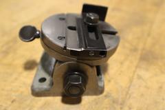 Inspection Fixtures (3pcs), (1) Mueller Model 77M Shallow Bore Gage .5" - 3.5", (1) Travel Indicator Stand, (1) Geometric Style A, Tilting 3" Rotary Table