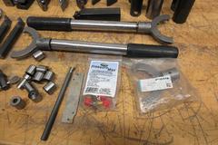 Lathe Tooling, Assored Inserted Tool Holders, Boring Bar Sleeves, Wrenches and Bushings