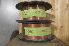 Mig Welding Wire Spools, (2) Lincoln Electric SuperArc LA-100 .045" **New in Boxes**, (2) Weld Cote Metal Partial Rolls .030" Wire