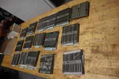 Deltronic .0001" Gage Pin Sets (16 Sets), Assorted Smaller Diameters