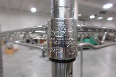 Nexel Adjustable 3 Shelf Rolling Wire Rack