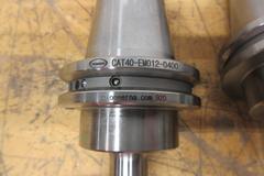 Pioneer CAT40 (12pcs) Extended Length End Mill Holders, (3) 1/8" Dia, (1) 3/16" Dia, (6) 1/4" Dia, (1) 3/8" Dia, (1) 1/2" Dia
