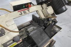 Jet HVBS-710S 7x10-1/2 in. Mitering Horizontal/Vertical Bandsaw, on Portable Steel Base, 