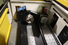 Epilog FiberMark 24 Series 8000, 30 Watt CNC Marking Laser On Portable Cart with Bofa Fume Extractor System