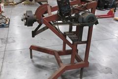 Motorized Rotary Oxy Acetylene Cutting Stand, with 9" 3-Jaw Chuck, Variable Speed Control, and Electric Motor Drive