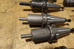 BT30 (14pcs) Tool Holders, (6) Nikken SK10 Collet Type with Extra Collets, (4) End Mill Holders, (4) .375 Pin Headed