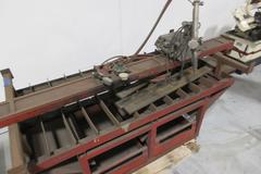 Oxy/Acetylene Torch Track Cutting Table with Victor VCM 200 Motor Unit and Adjustable Torch, Track, and Material Catch Drawers
