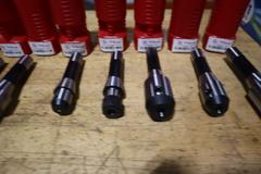 Haas R8 Tool Holders (9pc) Set, (4) End Mill Holders 1/4, 1/2, 5/8, 3/4", (2) ER32 & ER16 Collet, (1) Shell Mill Driver ***New In Packages***