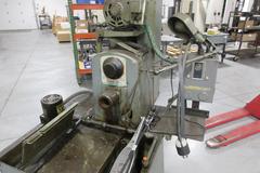 Superior Model J Horizontal Manual Stroke Honing Machine, with Tub of Assorted Mandrels