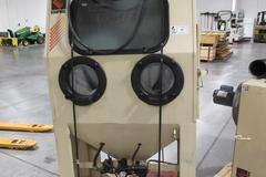 Empire Pro-Finish 2636 Abrasive Air Blast Cabinet with DCM-200 Standing Reclaim Unit