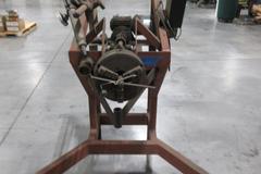 Motorized Rotary Oxy Acetylene Cutting Stand, with 9" 3-Jaw Chuck, Variable Speed Control, and Electric Motor Drive