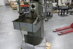 Superior Model J Horizontal Manual Stroke Honing Machine, with Tub of Assorted Mandrels