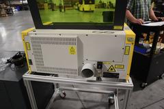 Epilog FiberMark 24 Series 8000, 30 Watt CNC Marking Laser On Portable Cart with Bofa Fume Extractor System
