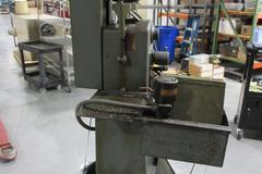 Superior Model J Horizontal Manual Stroke Honing Machine, with Tub of Assorted Mandrels