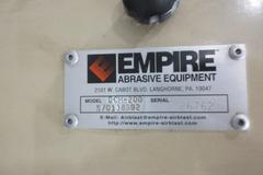 Empire Pro-Finish 2636 Abrasive Air Blast Cabinet with DCM-200 Standing Reclaim Unit