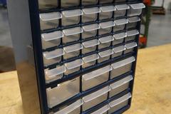 Multi Bin Plastic Storage Unit with 42 Drawers **Empty**