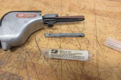 Dynabrade Model 01197, Pneumatic 1/2" Wide Belt Finger Sander with Spare Contact Arm