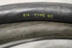 Heavy Duty 3 Phase Wire (1) Approx 25' of 6/3 & 8/1, (1) Approx 26' of 6/4, (1) Approx 100'+ Coil of 4/C 10 AWG Wire