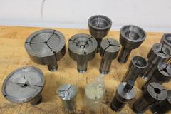 Hardinge 5C Emergency Collets, Steel, Plastic, Brass, Step, and Expanding Mandrel with 1 Collet Wrench
