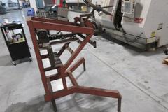 Motorized Rotary Oxy Acetylene Cutting Stand, with 9" 3-Jaw Chuck, Variable Speed Control, and Electric Motor Drive