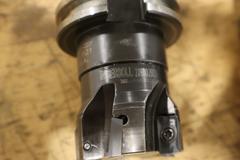 CAT40 Tool Holders (2) With 2" Shell Mills, Cogsdill Tool .250" Roll-A-Finish Burnish Tool