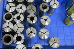 Hardinge 5C Collets New and Used, Assorted Sizes with Various Collet Back Stops