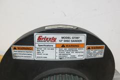 Grizzly Industrial G7297, 12" Bench Top Disk Sander with 45 Degree Adjustable Work Table