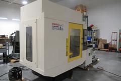 Fanuc Robodrill Alpha T21iEL CNC Drilling/Tapping Machine w/Automatic Pallet Changer, Renishaw Probing System, 21 ATC