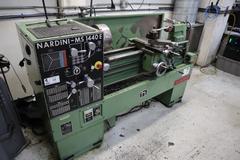 Nardini MS 1440E Manual Lathe, 10" 3-Jaw Chuck, Quick Changer Tool Post, Tailstock, Compound Cross Slide