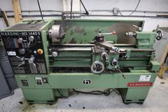 Nardini MS 1440E Manual Lathe, 10" 3-Jaw Chuck, Quick Changer Tool Post, Tailstock, Compound Cross Slide
