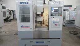 Milltronics RW-14 CNC Vertical Machining Center, 24" X 14" X 20.5", CT 40 Taper, Series A, 8K RPM, Milltronics 8200 CNC Control
