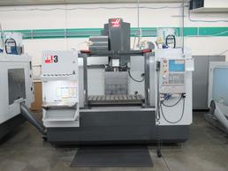 Haas VM-3 CNC Vertical Machining Center, Haas MainCon Ctrl, 4th & 5th Axis Drive, 1000 PSI TSC, Probing, High Speed Machining, 24+1, RJH